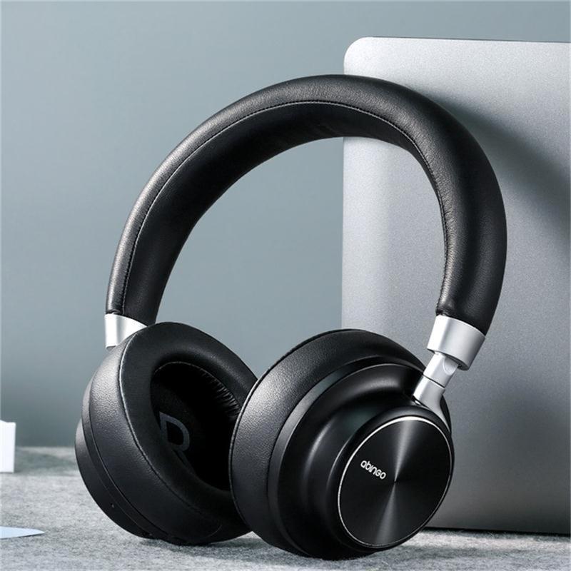 

Soundage Wireless Bluetooth 5.0 Headphone Active Noise Cancelling Headset With Microphone, Black