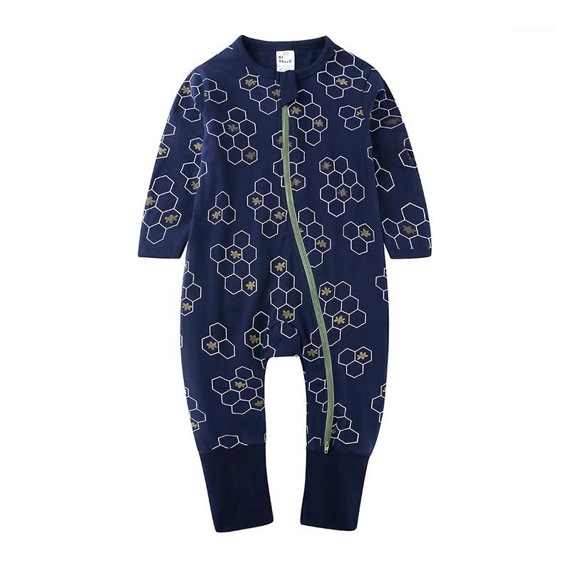 

SR404 Baby Boys clothes Girls Romper Cotton Long Sleeve Print bee Jumpsuit Infant Clothing Autumn Spring Newborn Baby Clothes1, 04