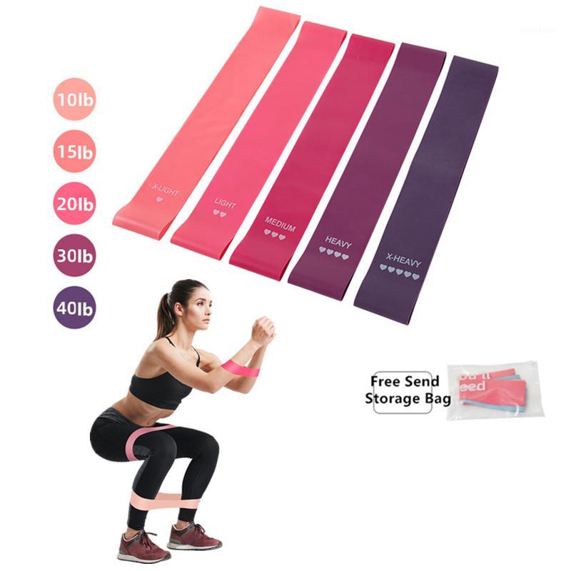 

Home Workout Sport Yoga Stretch Belt Yoga Resistance Bands 5 Level Rubber Gym Workout Training Pull Rope For Sports Pilates1, Red