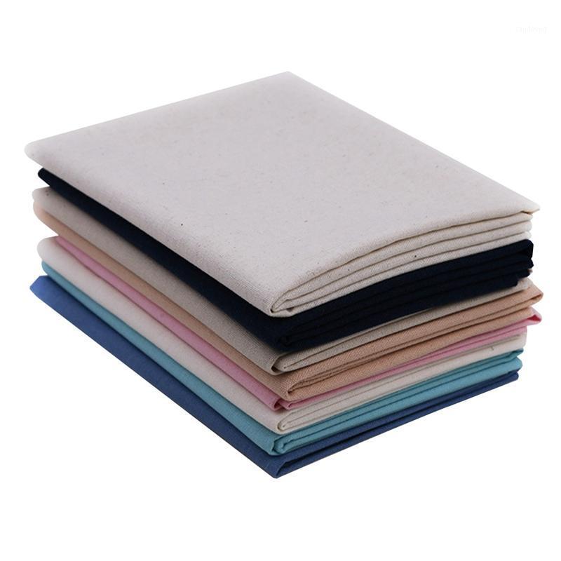 

European Embroidery Cotton Linen Embroidery Fabric Polyester Cotton Linen Plain Background Fabric Clothing Cloth1