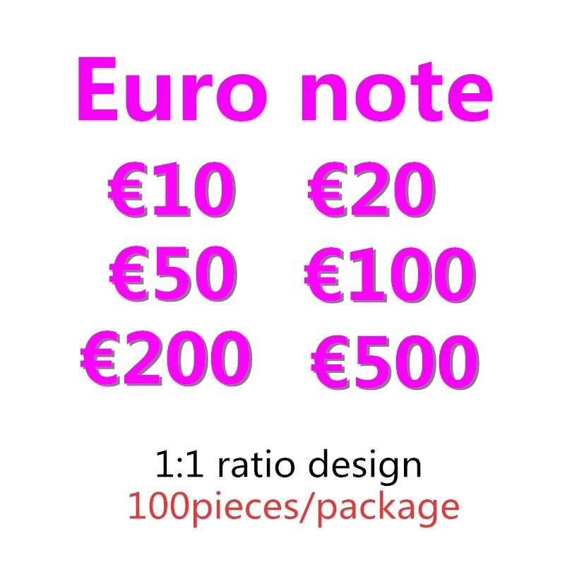 

Prop Festive Fake Toy Kids Faux Money Euro 10 20 Gifts 100 200 500 Billet Party Games Token Copy Collections 50 08 Llebo