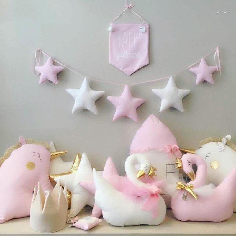 

INS Nordic Style Star Garlands Ornaments Christmas Kids Girls Room Baby Tents Decorations Dream Catcher Photography Props Gifts1