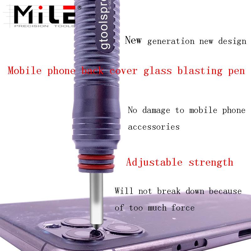 

Gtoolspro Back Glass Rear Camera Lens Crack Pen For X XS MAX 11 11Pro 12 Pro Max Adjustable Strength Cracked Tool Housing Repair