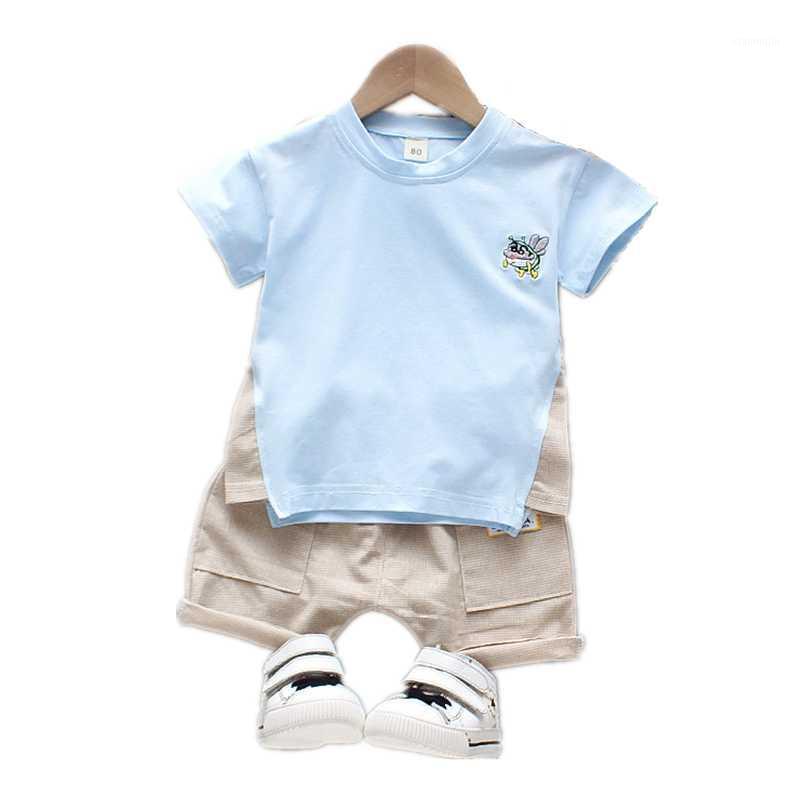 

New Summer Baby Girls Clothes Suits Children Boys Cotton T Shirt Shorts 2Pcs/sets Toddler Fashion Casual Costume Kids Tracksuits1, Yt mifang s green