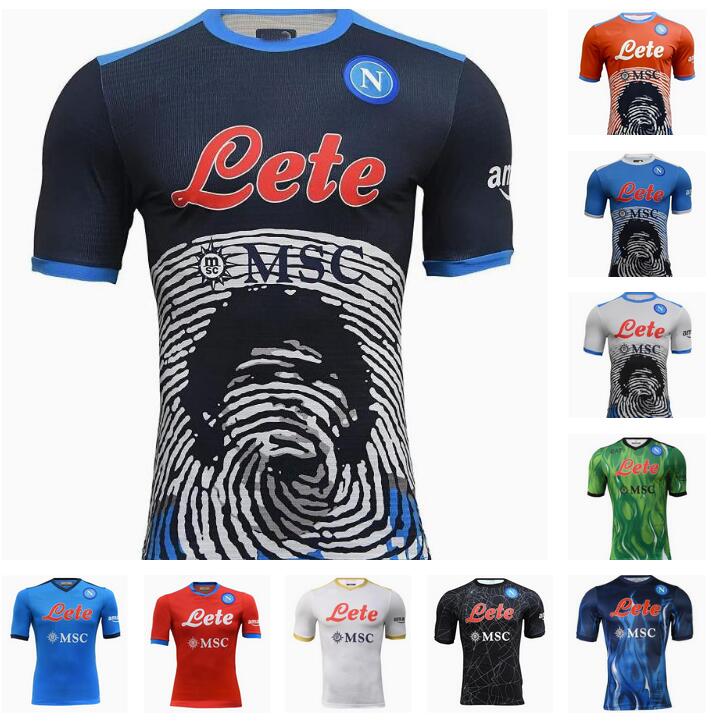 

Napoli Maradona Special Halloween Soccer Jersey 2021 2022 Naples Football Shirt 21/22 ZIELINSKI INSIGNE OSIMHEN FABIAN LOZANO SERI Home Away Third Fourth unifroms