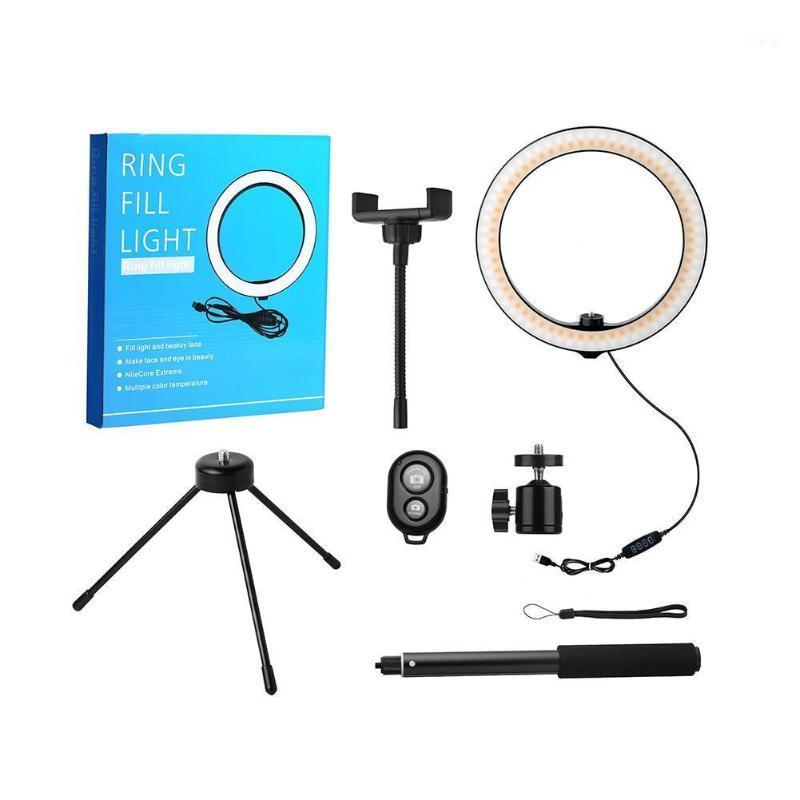 

10inch LED Selfie Ring Light Dimmable LED Ring Lamp Camera ringlight Fill YouTube Phone Photo Light For Live Video C3S01