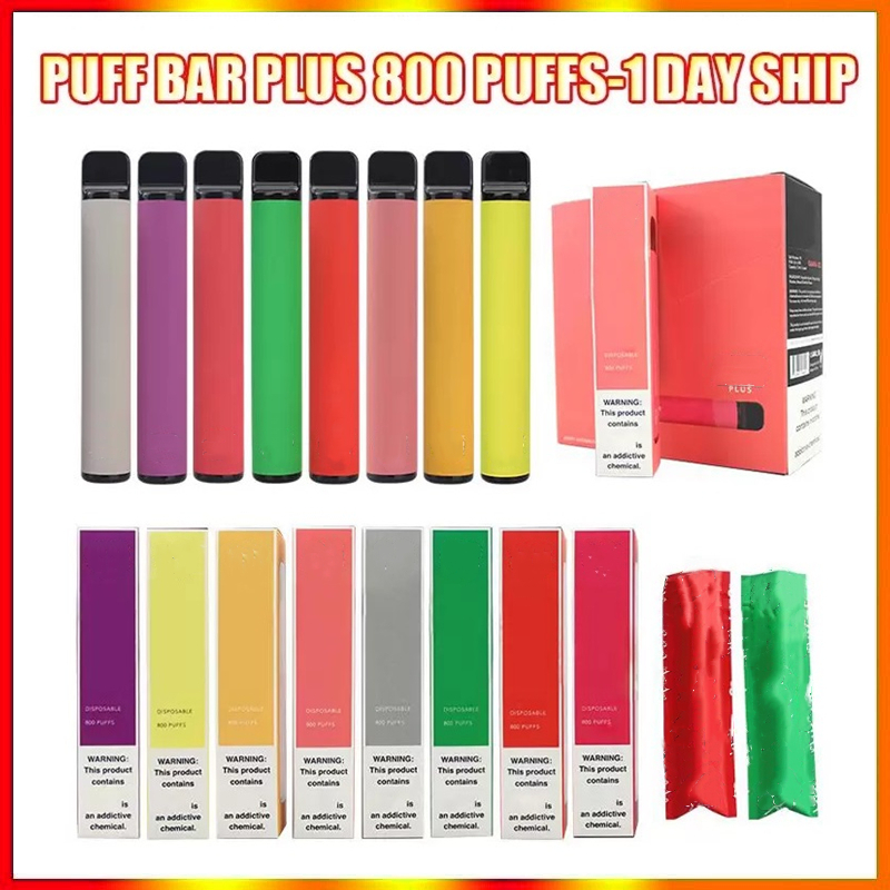 

Puff Bar Plus electronic cigarettes Disposable e-cigarettes Device 3.2ml Pre-Filled Vape Portable Vapor vs bang xxl esco bars elux legend