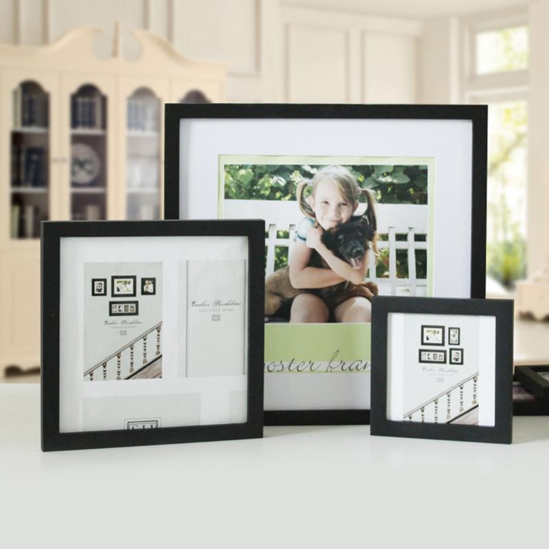 

2020 New Wooden Photo Frame Photo Picture Holder Living Room Wood Frame Picture Dispaly for Kids Home Decor Poster