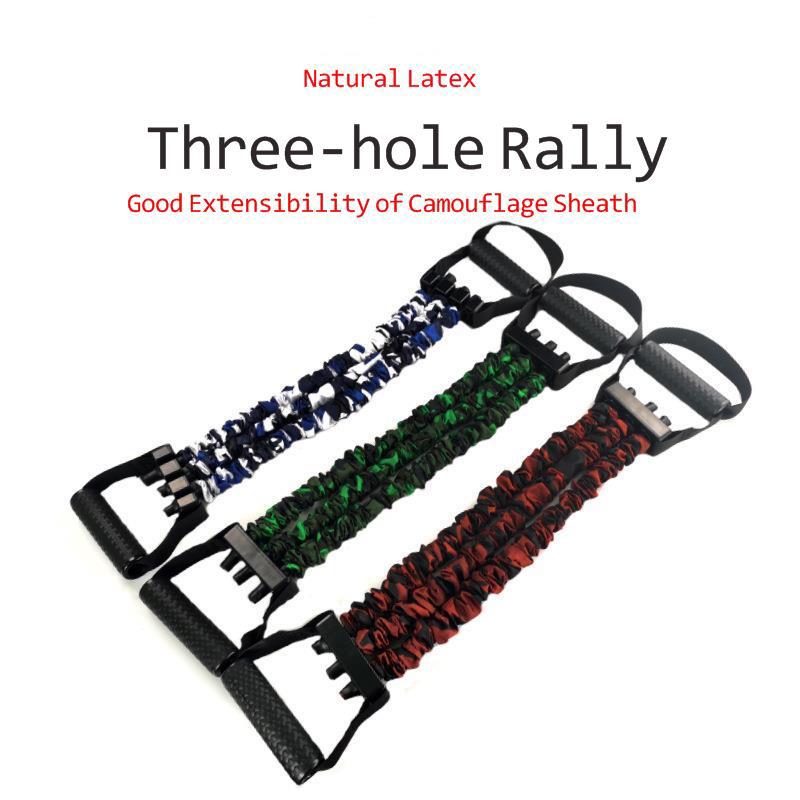 

Fitness Bands Tension Belt With Three Hole Tension Adjustment Chest Expansion Multifunctional Armrest Latex Thruster Training