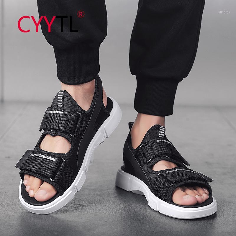 

CYYTL Men Slippers Outdoor Beach Shoes Fashion Slip on Sandals for Men Casual Non-slip Walking Shoes Flip Flops Claquette Homme1, Gray zz011