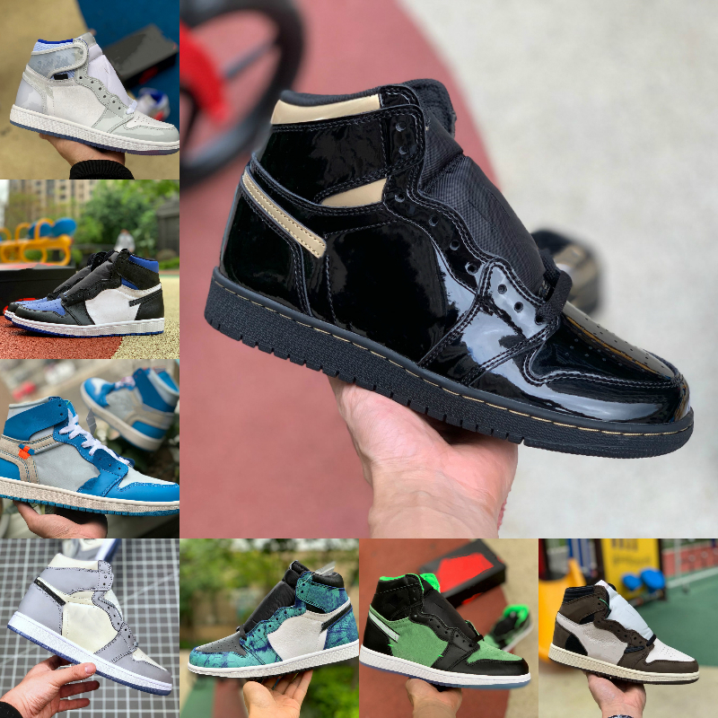 

2021 New High 1 1s Basketball Shoes Men Women Metallic Gold LIGHTBULB Blue UNC Patent White BLACK ROYAL TWIST Green Toe MOCHA Designers U69