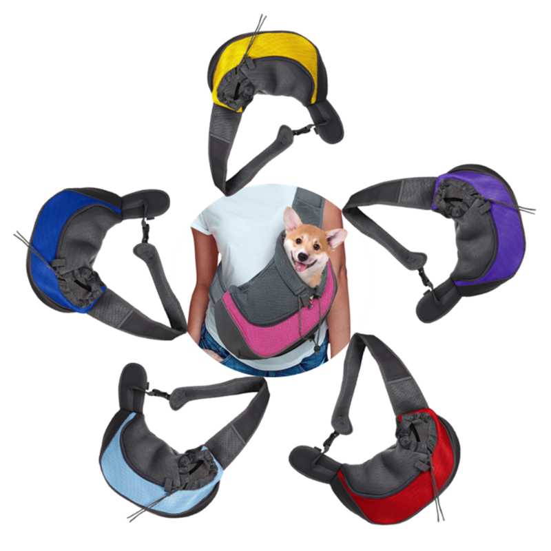 

Pet Dog Carrier Portable Outdoor Travel Handbag Mesh Oxford Single Shoulder Bag Hands-Free Sling Breathable Cat Dog Carrier Bag