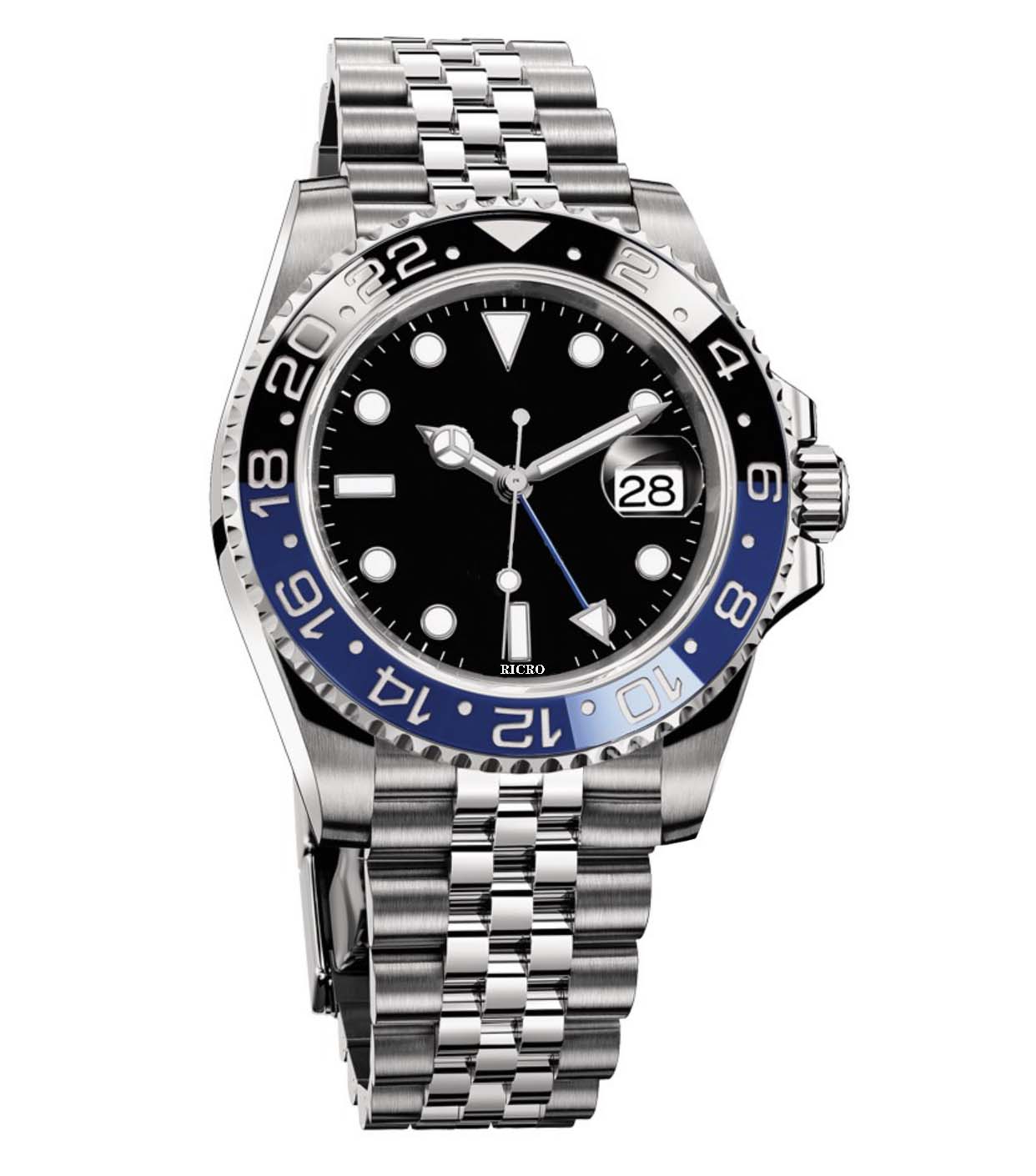 

Master Men's Watch, 2813 Automatic Movement, Sport Style, 316 Stainless Steel Case, Fold-Down Button, Sapphire Glass, Retail Wholesale, Luxe, Equipped with waterproof