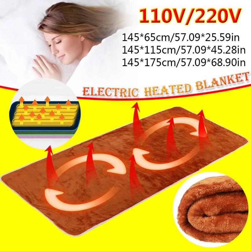 

Electric Blanket Thicker Heater Double Body Warmer 145x175cm Heated Blanket Thermostat Electric Heating Heating