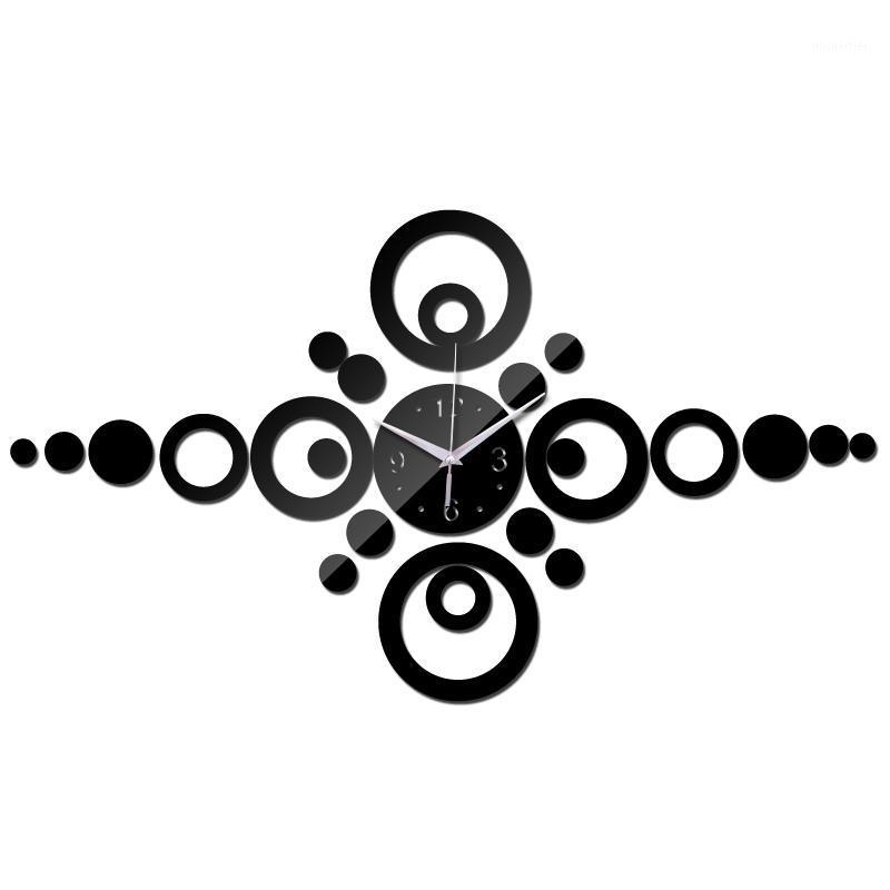 

special offer modern design mirror wall acrylic clock 3d quartz watch living room home decor diy wall sticker1
