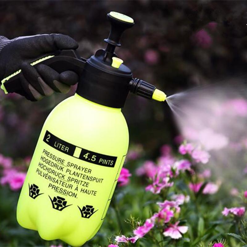 

2L Hand Pressure Sprayer Short Nozzle Pump Type For Garden Irrigation Garden Supplies Flower Watering A109