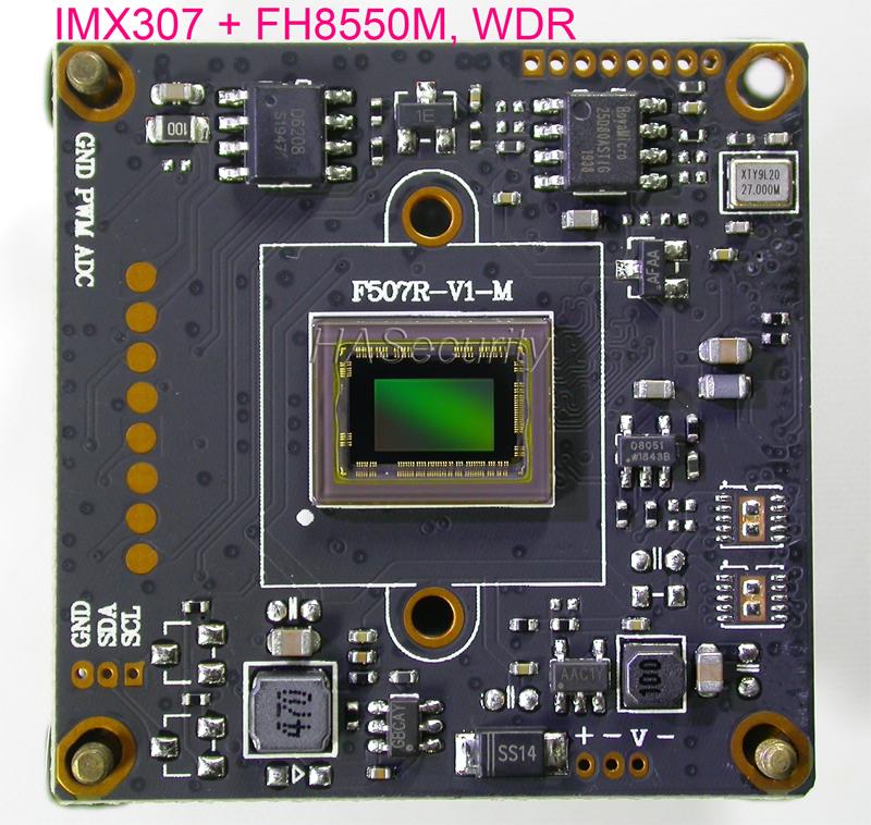 

AHD-H (1080P , 720P) / CVBS (D1) 1/2.8" Sony STARVIS IMX307 CMOS + FH8550 CCTV camera module PCB board (optional parts