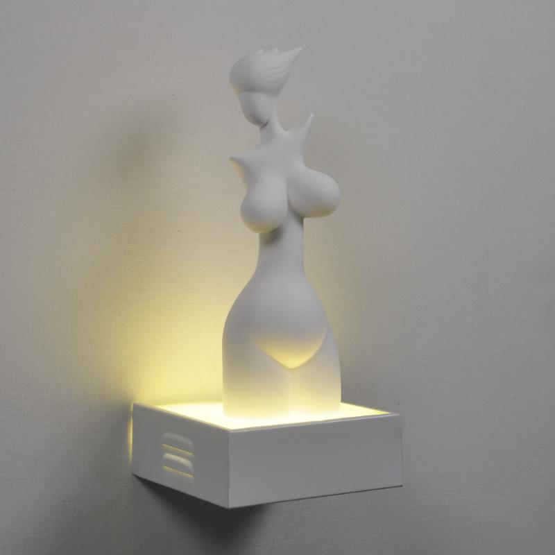 

Modern Wall Light For Bathroom Loft High Quality Plaster Carvin Wall Lamp Decorative Lighting Fixtures Indoor Mirror Light