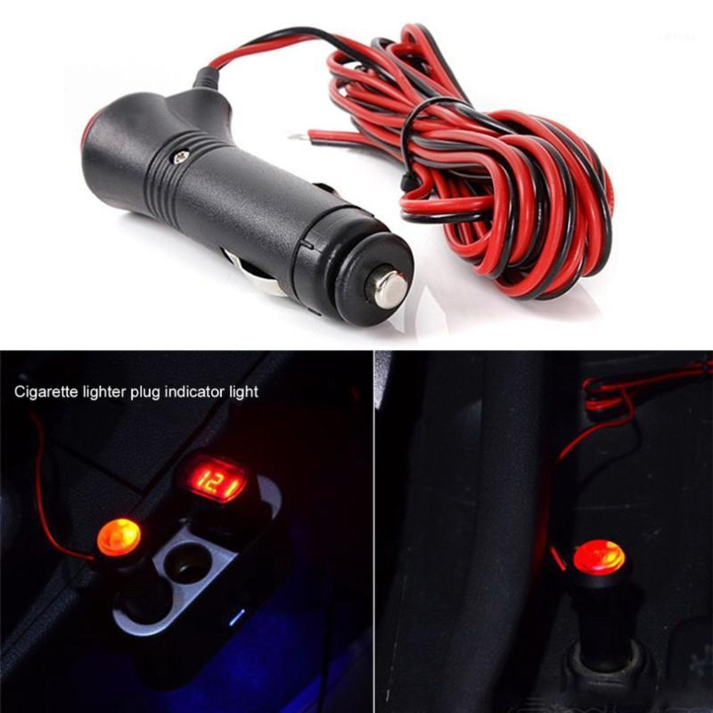 

12V 24V Male Auto Car Motorcycle Cigarette Lighter Socket Plug Connector On Off Switch 1.5m Universal Connector Switch1, As pic
