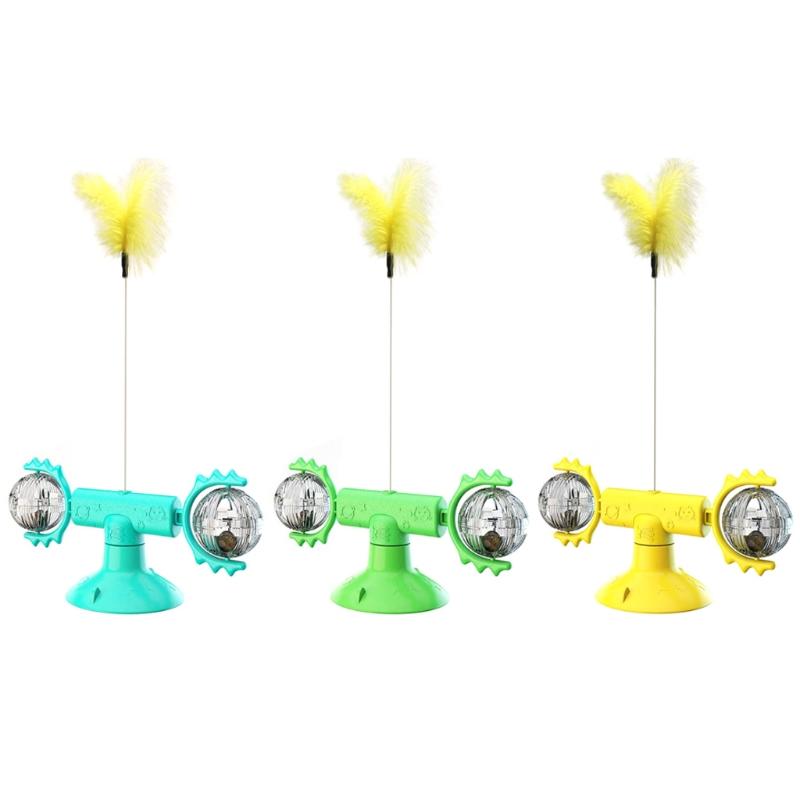 

1pcs Smart Rotating Windmill Cat Teaser Toys Planet Ball Indoor Interactive Powerful