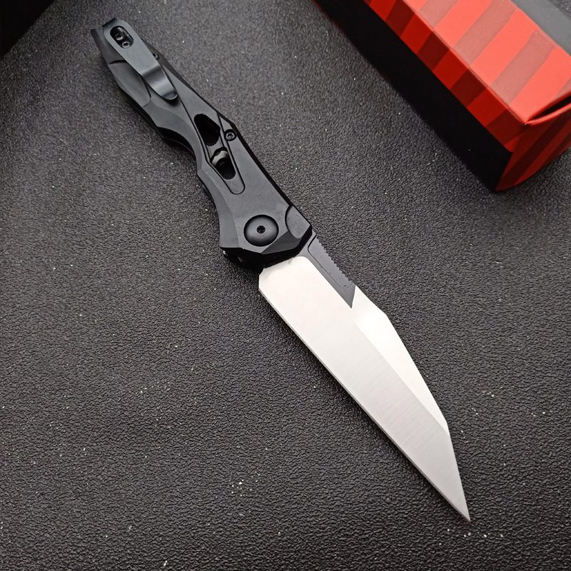 

New-Arrival 7650 Launch13 PTF AUTO Tactical Folding Knife CPM 154 Satin Blade 6061-T6 Handle EDC Pocket Knives With Retail Box