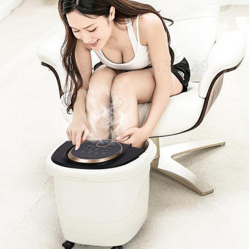 

Foot tub automatic massage heating home foot bath deep barrel footbath constant temperature bath barrel men and women1