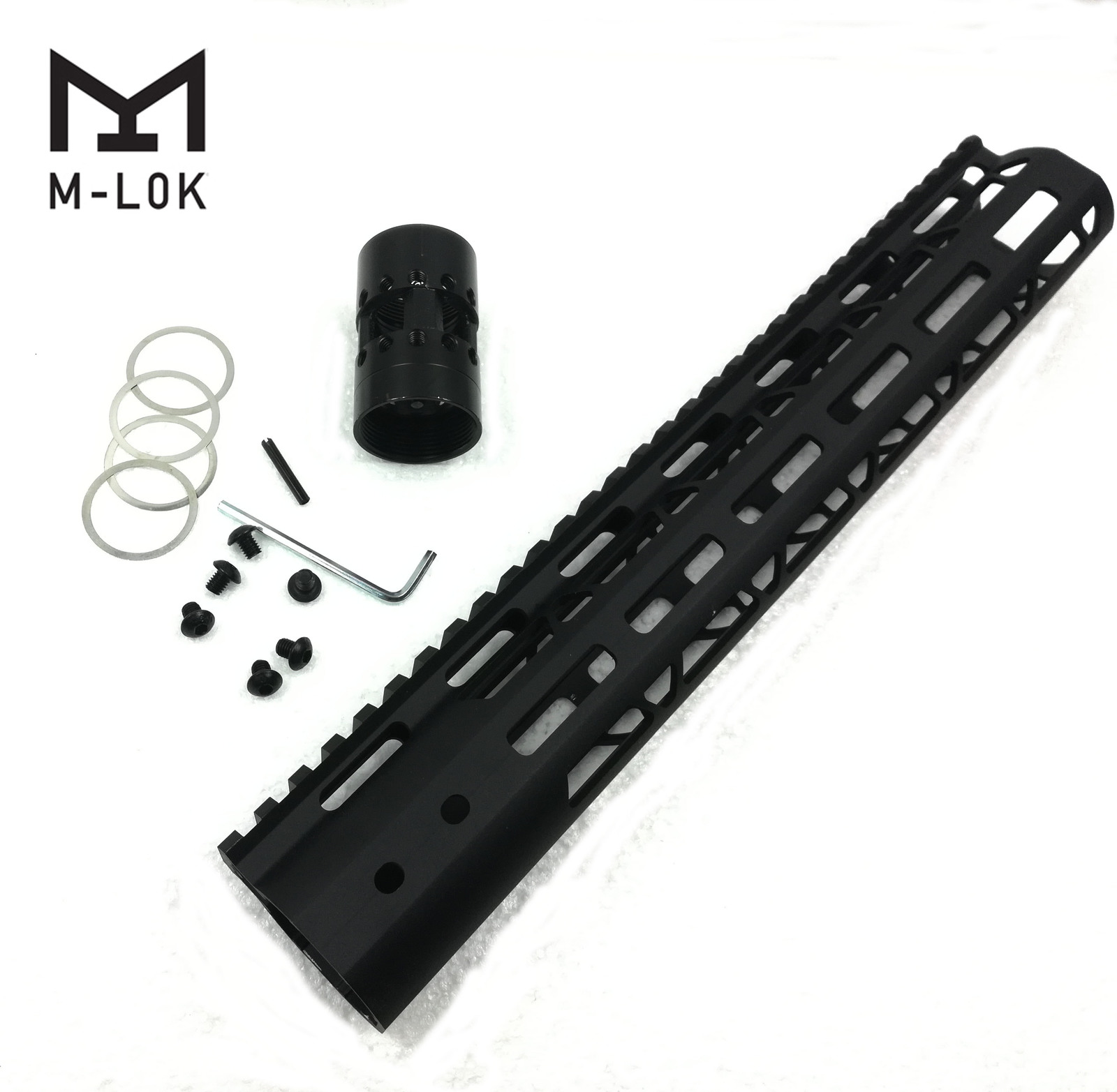 

M Lok 12 inch Handguard Light Design fit AR15 (.223/5.56) Black Color