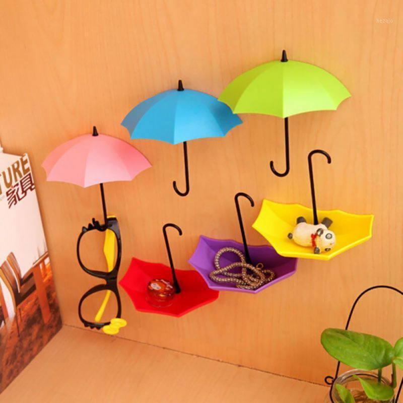 

Mutli-color Multipurpose Umbrella Shape Wall Hook Home Living Room Debris Holder1