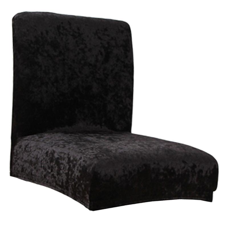

Polyester Short Back Bar Stool Chair Seat Protector for Bar Pub Wedding Banquet