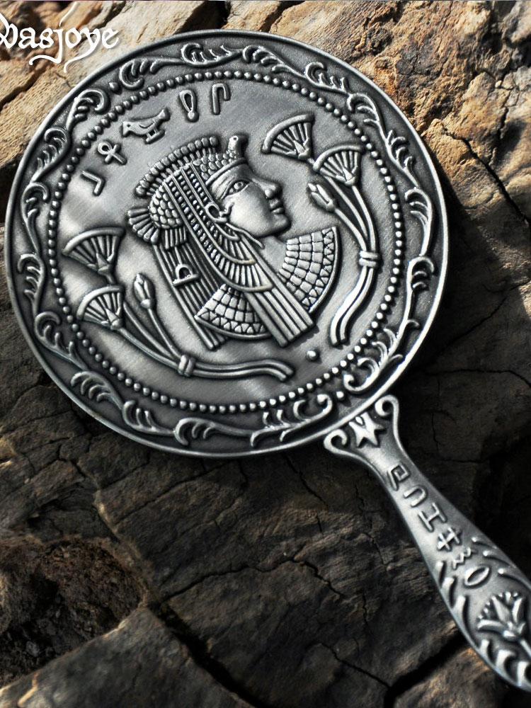 

Fine Egyptian Vintage Photo frame portable European-style small mirror with Handle comb Valentine's Day Decor Birthday gift