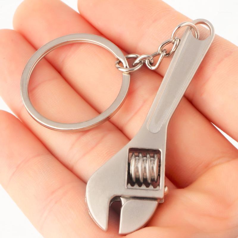 

GENBOLI Fashion Charming Novelty Metal Adjustable Tool Wrench Spanner Key Chain Ring Keyring1