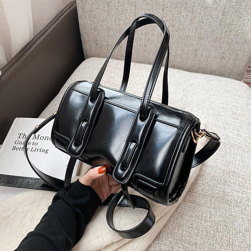 

Casual Pu Leather Women Shoulder Messenger Bags High Quality Female Handbags Fashion Ladies Small Crossbody Bags for Women New, Black