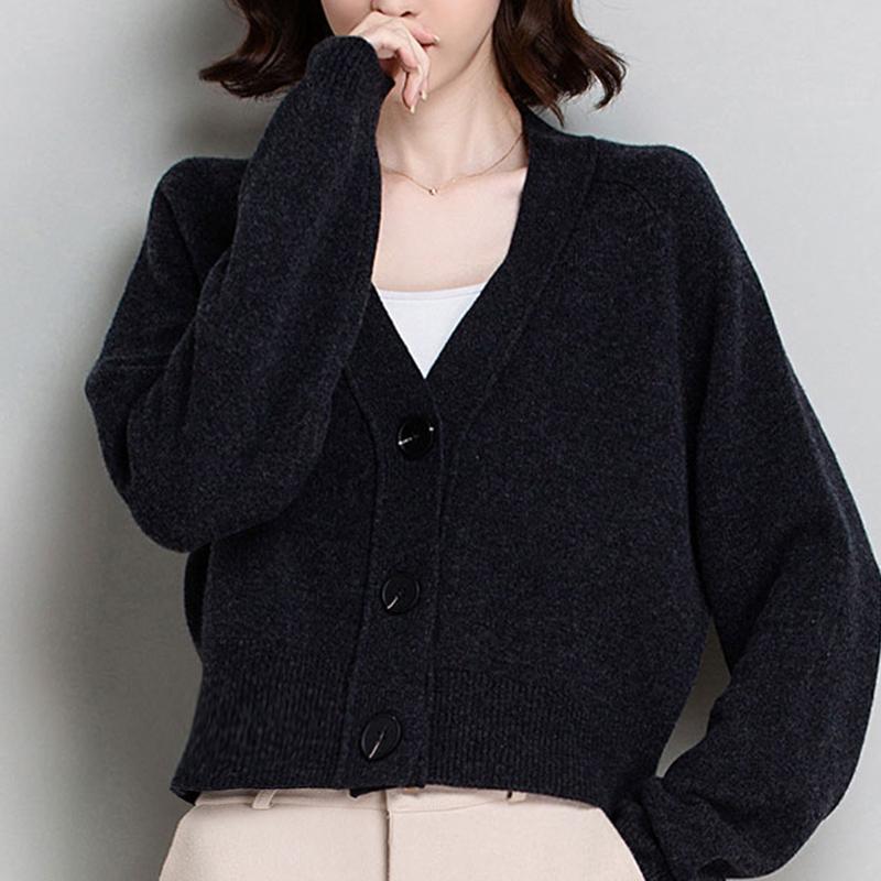 

Sweater female 2020 new autumn women loose wild spring and autumn shirt White, Black