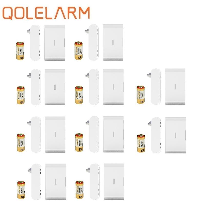 

QOLELARM 4/10pcs each lot DIY wireless floor overflow water level detector 433 mhz leak detection sensor for home alarm kit