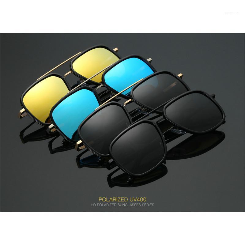

MINCL/Classic XXL Polarized Sunglasses Men Glasses Driving Coating Black Frame Fishing Driving Eyewear Male goggles FML1