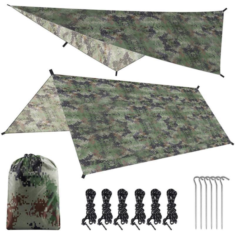 

Waterproof Awning Canopy Tarp Tent Shade Ultralight Garden Canopy Sunshade Outdoor Camping Hammock Rain Sun Camouflage Shelter1