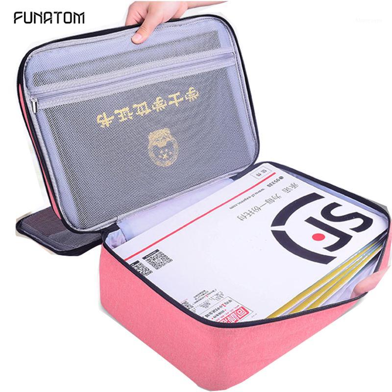 

Multifunction Storage Document Bag Portable Tourism Finishing Case Household Real Estate License Organizer Pouch Accessories1, Blue