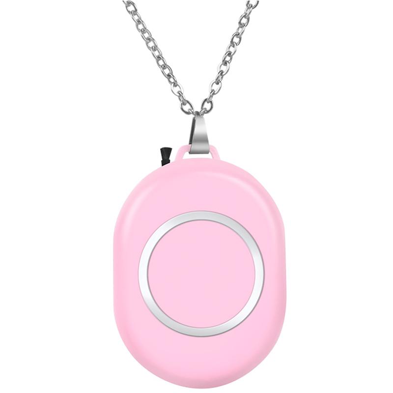 

Wearable Air Purifier, Personal Necklace Air Freshener, Portable USB Cleaner Negative Ion Generator Low Noise Pink