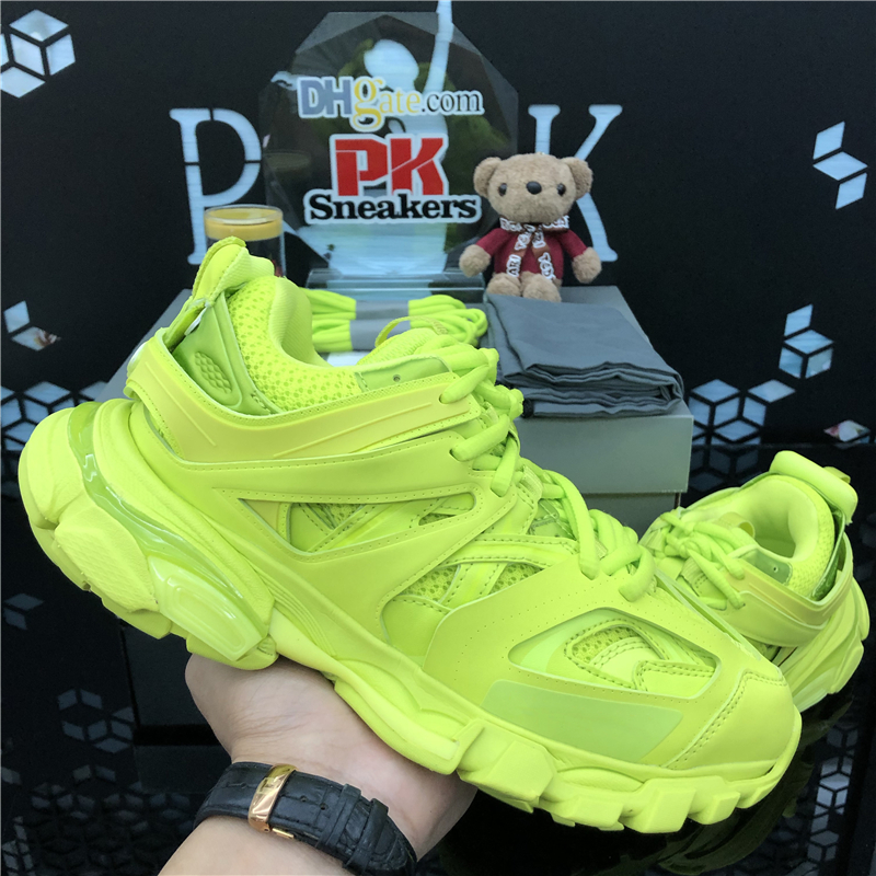 

2020 New Arrival Tripler Paris Casual Shoes Triple S Clear Trainers Sneakers Shoes Combination Crystal Bottom Men Women Fashion Dad Shoes, Gift