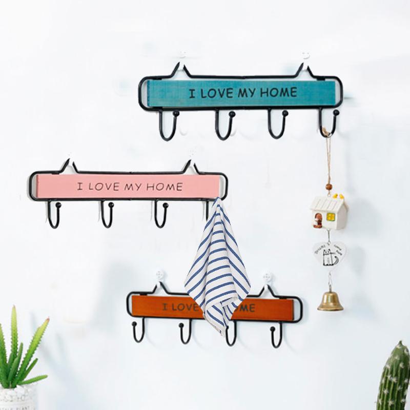 

Creative Vintage Key Holder Clothes Storage Hook Wall Hanging Hanger Home Decor Hanger Accessories Hooks Coat Hooks Rack A01