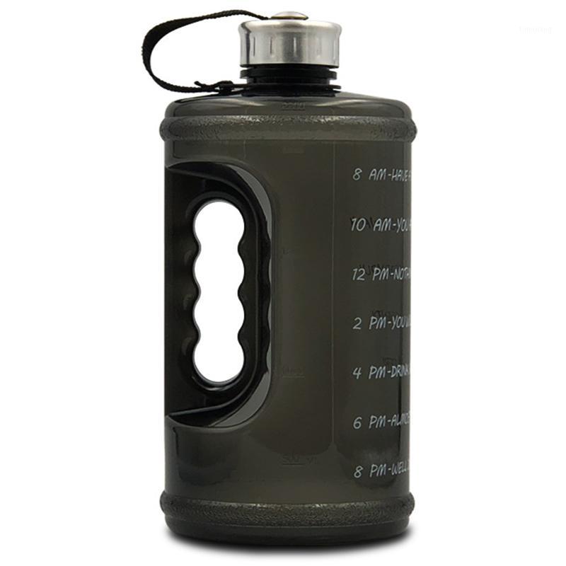

2.2L Large Capacity Sports Bottle Gym Large Kettle Outdoor Sports Bottle Camping Picnic Portable Water Black1, Black