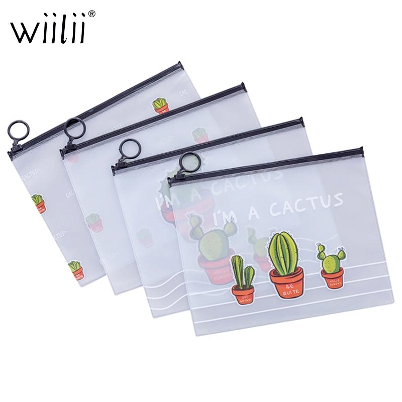 

PVC Transparent Storage Bag For ID Card Organizer Stationery Pencil Case Bag Travel Toiletry Makeup Cosmetic Pouch