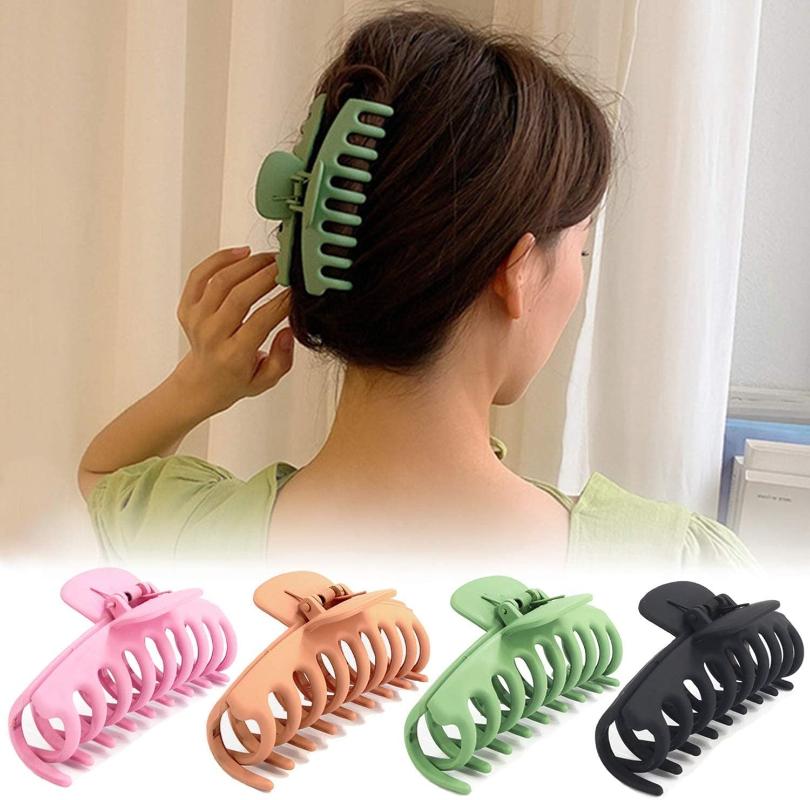 

Large Shower Hair Clip Hairpin Back Head Clip Headdress Broken Hair Top Women Girls Barrette Large Shower Back Hairpin #43