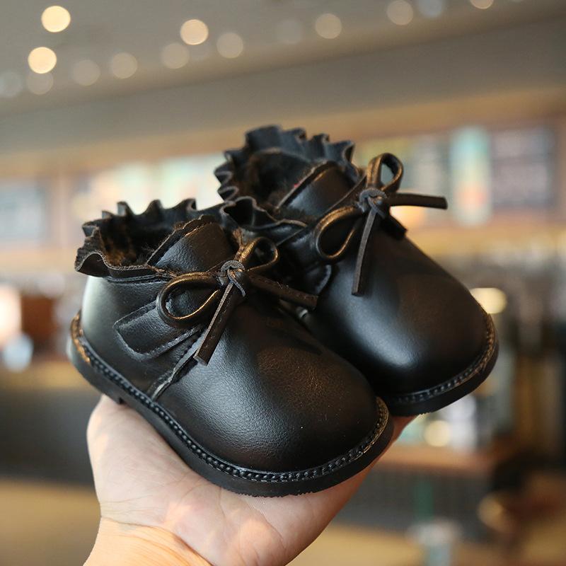 

2020 Spring And Autumn Female Baby Shoes Winter Children Princess Shoes Baby Soft-Soled Toddler -1 Girl Short Boots