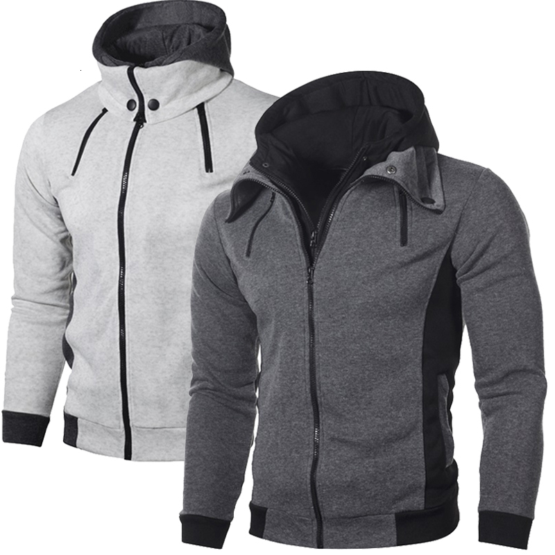 

2021 New Men Casual Long Sleeve Jackets Male Autumn Fleece Sweatshirts Outdoor Coat Streetwear Fashion Man Tracksuit Khre, Cc137light grey