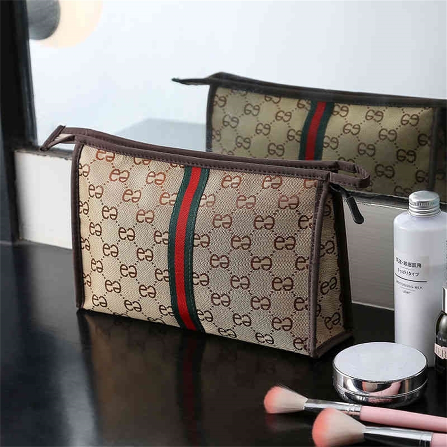 

Designer Sale make-up bag out simple storage portable change mobile phone large capacity net red 667, Sky blue