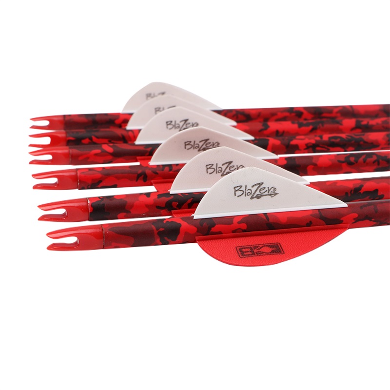 

Hunting Archery wholesale price good carbon arrow Camo plastic feather carbon arrow insert broadheads for recurve bow shooting
