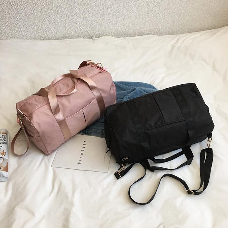 

Waterproof Sports Gym Bags Multifunction Dry Wet Separation Bags Fitness Training Yoga Luggage Shoulder Sac Bag With Shoes, Pink