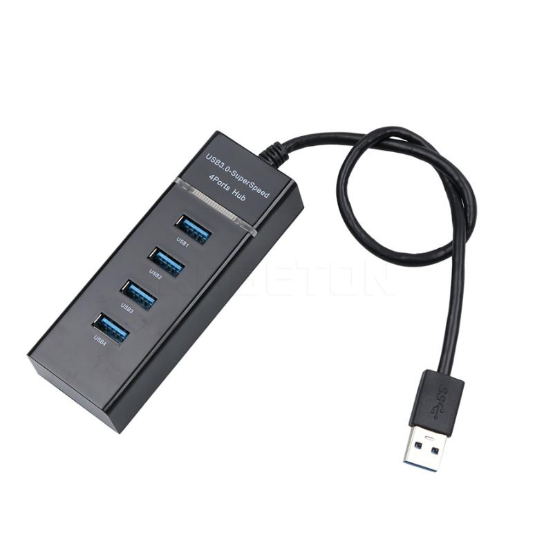 

USB Hub 4 Ports High Speed HUBs Hi-Speed 4 Port USB 3.0 Multi HUB Splitter Expansion For Desktop PC Laptop Adapter