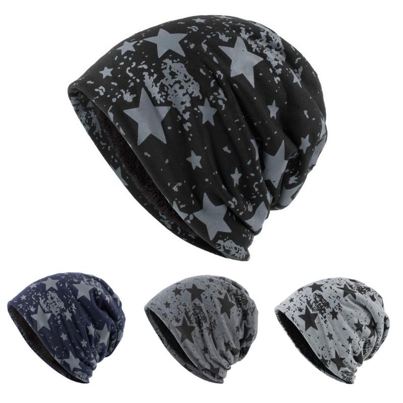 

Autumn Winter Cap Without brim Women Men Warm Baggy Camouflage Crochet Winter Wool Ski Beanie Skull Caps Hat